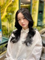 モナン 渋谷(Monan)&nbsp;韓国風くびれレイヤー ワンホン レイヤーカット 前髪なし