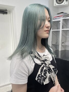 ココ 本八幡(KOKO) #黒髪#小顔#クラゲヘアー#オリーブグレー#ココアベージュ#美髪