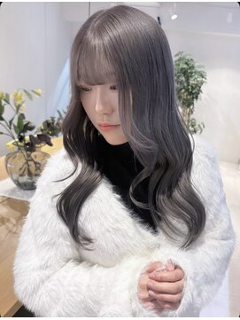 シェーン 仙台駅広瀬通店(schon) 透明感抜群！ダークラベンダーグレージュ！