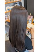 透明感チョコレートブラウン