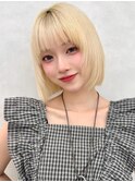 ショート/ボブ/髪質改善/脱白髪染め/白髪ぼかしハイライト