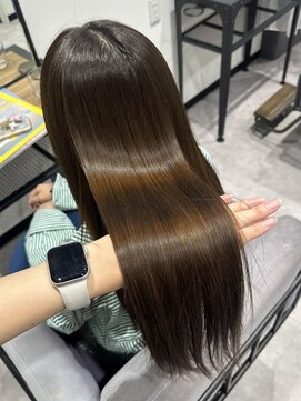 アルコイリスバイドールヘアー(ARCOIRIS by Dollhair) 酸性ストレート髪質改善縮毛矯正ストレートパーマブリーチ艶髪