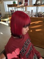 エデル(ederux)&nbsp;レッド×裾カラーブラック