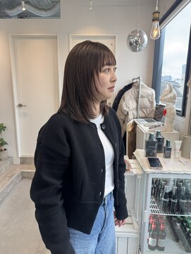 ロカ 表参道(loka) ミディアムレイヤー/まろやかベージュ[表参道/ハイライト]Mai