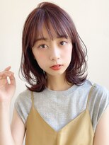 トゥーナ 表参道(tona)&nbsp;ミディアムレイヤー、外ハネボブ、グレージュ、脱白髪染め☆
