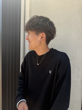 メンズバイココテラス 豊中(men's by cocoterace) メンズ/波巻きパーマ/ハイライト