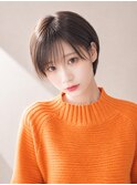 韓国ショートボブ×ショコラブラウン