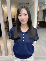 カシビ(kashibi)&nbsp;暗くても透明感のあるカラーとカット。