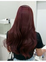 ヴェルア 四条烏丸(Velua) ブリーチなしダブルカラーでレッドブラウン