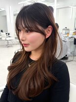 アマトウキョウ アユンチェ(AMA TOKYO×AYUNCHE) 前髪顔まわり韓国ヘアレイヤーカットサイドバンク2wayバンク韓国