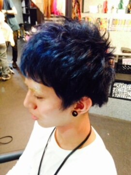 ゾーマ(ZOUMA) メンズショートの深めカラー　濃紺