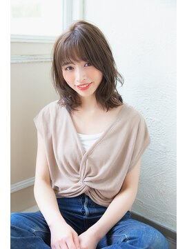 アンアミ オモテサンドウ(Un ami omotesando) 【Un ami】 大人かわいい 小顔ミディアムパーマ　松井幸裕