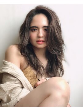 チョビー 銀座(chobii) [桜井]デジタルパーマイルミナカラー グレージュカラー