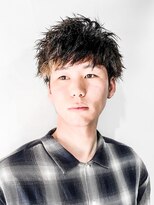 フジヤマ バーバー ショップ(FUJIYAMA BARBER SHOP)&nbsp;ツーブロック　ショートマッシュ　ツイスト