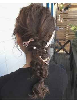 アズグロウ エクラ(AS GROW 'eclat) お呼ばれスタイル☆no.5【熊本市東区/帯山/長嶺】#髪質改善#縮毛