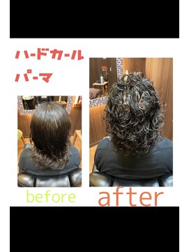 ヘアアンドスパ バースデイ(Private Salon HAIR&Spa BiRTHDAY) ハードカールパーマ