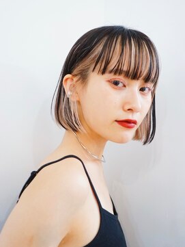 エリマ 調布(elima) フェイスフレーミング 前髪インナー ミニボブ 大人かわいい