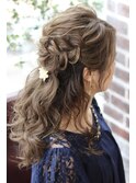 【HAIR One木下】結婚式ハーフアップ