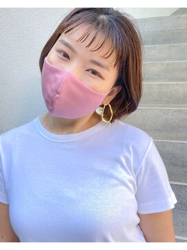 カサネ(casane) 【CASANE下北沢】ミニボブ×ニュアンスパーマ