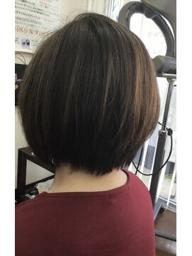 美容室ポプリ 明るめの白髪染め