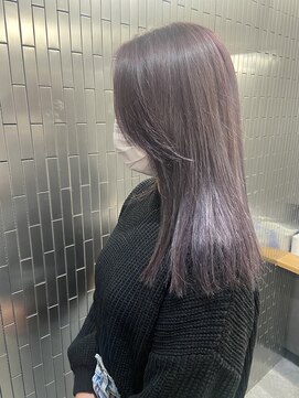 ボアップ 京橋店(boappu) #ラベンダーカラー #パープル　#ブリーチカラー