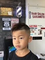 サカモト(SAKAMOTO)&nbsp;キッズスキンフェードスタイル