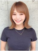 石塚／大人可愛い外ハネミディアムボブ10代20代30代新宿韓国ヘア