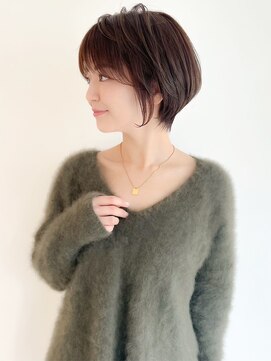 ロンドエニカ 大宮(Lond enika) 切りっぱなしボブエアリーロング美髪ピンクブラウン[大宮]