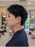 刈り上げ過ぎないヘア/メンズショート/爽やか/黒髪/学生OK