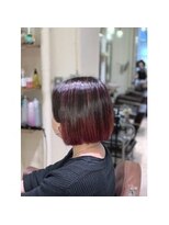 シェリー(cherie)&nbsp;ボブ×レッドグラデーション