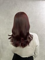 ミューバイケンジ(miu by KENJE)&nbsp;miu&橋本愛海　ブリーチなしピンクカラー◎