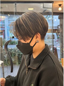 ミモザワークス(Mimosa Works) 刈り上げ女子・ホワイトメッシュ