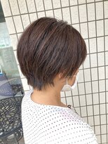 スタジオ アルファプラス 日暮里店(studio α+)&nbsp;ステップボーンカットカットボブショートハイライト白髪ぼかし