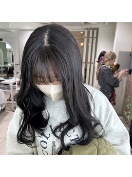 フォルテ 横浜店(FORTE) オリーブベージュ　ブリーチなしカラー グレーベージュ