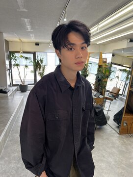 ネルケ 立川(nelke) センターパートニュアンスパーマ_10代20代30代