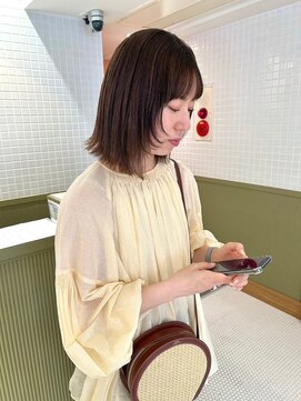 エミィ(emme) レイヤーミディ20代30代髪質改善ハイライトブリーチカット立川