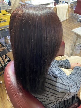 ルネッサンスヘアー ラファエロ(RAFFAELLO) 艶々グレーカラー　モーヴピンク