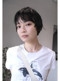 癖毛風パーマショート