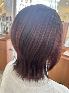 サロン ド ジュン 伊勢崎店 ミディアムストレ-ト