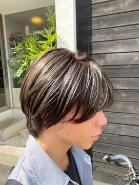 エクファ ヘア リゾート 大津 瀬田店(ex-fa hair resort) イメチェン/ホワイトブロンド/外ハネボブ/美髪/大津/瀬田