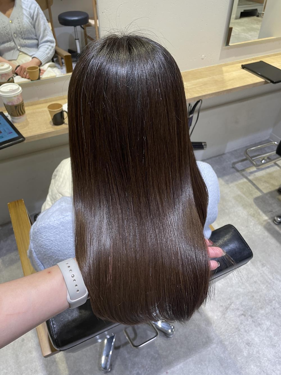 リタ(rita.) まつだて/オリーブ/ベージュ/艶髪/レイヤー