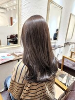 アルメリア 池袋(Arumeria)&nbsp;艶ブラウンカラー髪質改善トリートメント30代20代ナチュラル