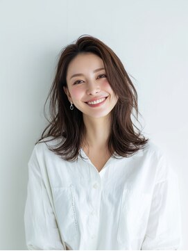 e.m.a プレミアムビューティーサロン 栄駅店(e.m.a PREMIUM BEAUTY SALON) レイヤーカット/イメチェン/外ハネボブ/美髪/ワイドバング/髪型