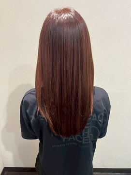 美容室 フォーリア Foglia ピンクブラウン