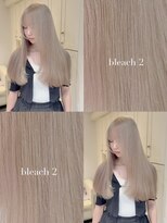 ベレーザ 渋谷(BELEZA) 16376ブリーチ&ダブルカラーパールベージュホワイトアッシュ