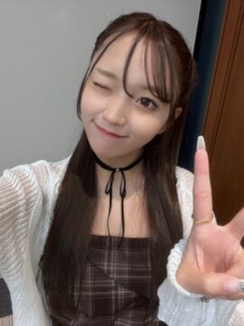 ルイス(L'wis) ブリーチなしダブルカラー/シースルーバング/アッシュブラウン