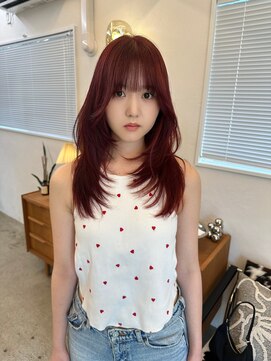 (髪質改善/レイヤーカット/インナーカラー/ケアブリーチ/韓国）