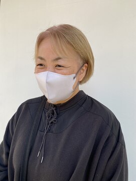 白髪ぼかしハイトーンカラー