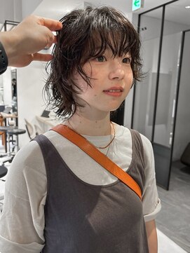 暗めカラー/韓国風巻き/レイヤーカット/髪質改善/縮毛矯正/銀座