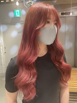 PINK/ハイトーン/ブリーチ/ダブルカラー/ケアブリーチ